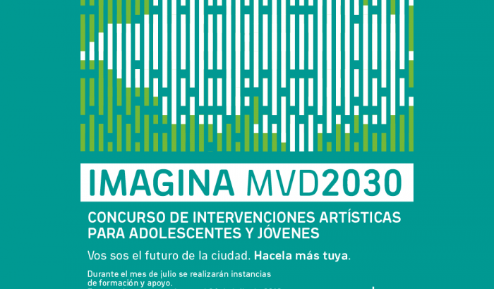 Imagina MVD2030 concurso de intervenciones artísticas para adolescentes y jóvene